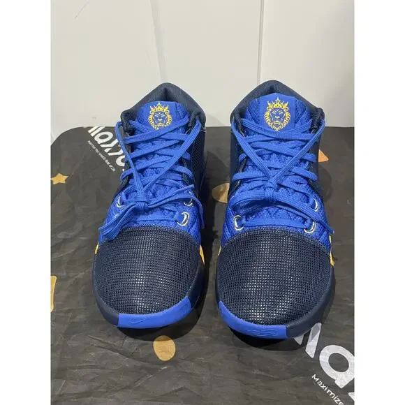 Nike LeBron Witness 8 FB2239-403 Basketball Men’s 10.5 New Without Box Navy Gold